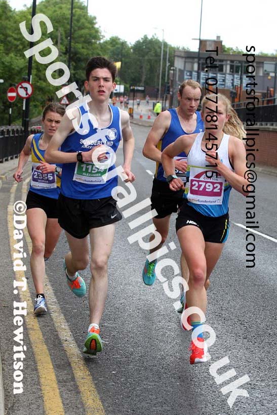 Sunderland City 10k Road Race, 2021 Sunderland City 5k, 10k and Half Marathon Road Races. Photo: David T. Hewitson/Sports for All Pics